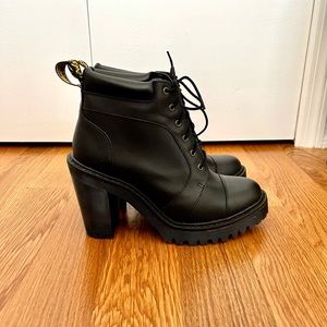 Dr. Martens Averil leather heeled ankle boots